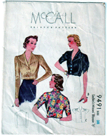 30s MacCall Blouse Patterns