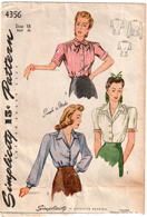 1940s Blouse Pattern