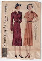 1930s Dress Pattern