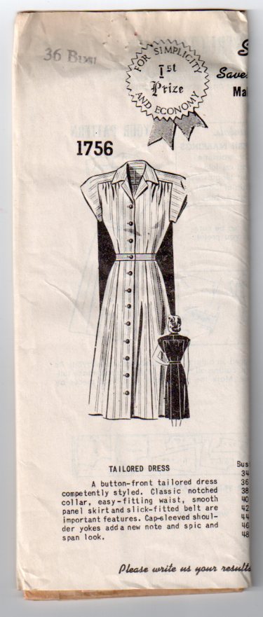 Vintage dress Pattern