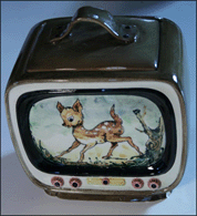Bambi on TV Cookie Jar
