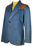 Slick Vintage Denim Blazer