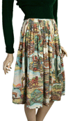 1930s Photoprint Skirt