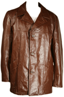 Seventies Leather Coat