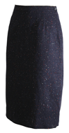 1950s Flecked Tweed Pencil Skirt