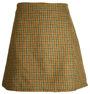 Mod Tweed Mini Skirt
