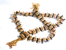1960s Safety Pin Beaded Hippie Belt