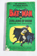 "Batman vs 3 Villains of Doom" 1960s Paperback