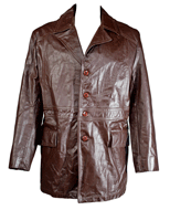 70s Sharp Leather Jacket