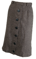 Vintage Tweed Pencil Skirt