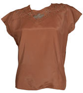 Gorgeous 1940s Satin Blouse
