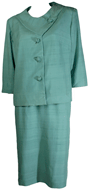 Vintage 1950s Silk Suit