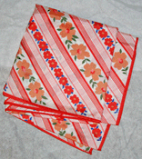 1960s Flower Print Scarf