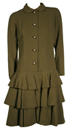 Couture 1960s MOD Cocktail Dress
