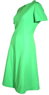Lime Green 60s A-line Dress