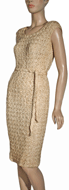 1950s Ribbon Cocktail Dress