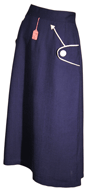 Jaunty Vintage Pencil Skirt