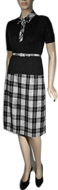 50 Sweatergirl Pencil Skirt Set