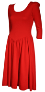 Vintage 1980s Red Dress