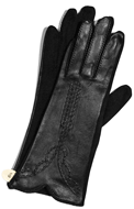 1930s Leather Accent Gloves