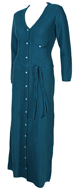 1970s Maxi Sweater Dress