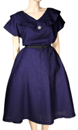 1950s Fit and Flare Party Dress