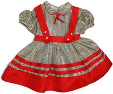 Fifties Vintage Satin Party Dress
