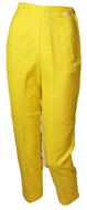 Bright Yellow Vintage Capris