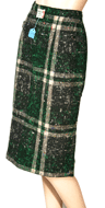 1950s Tweed Wiggle Skirt