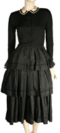 1940s New Look Evening Dress