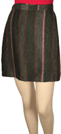 70s Flannel Wrap Skirt