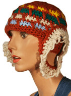 Vintage 1970s Knit Hat