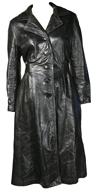 Vintage Leather Trench Coat