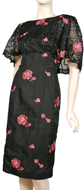 1960s Silk Cocktail Dress