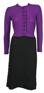 1970s Adolfo Knit Dress