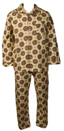 1960s Flannel Pajamas