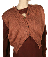 1940s Handknit Sweater Vest