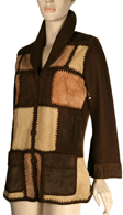 Patchwork Suede 70s Jacket