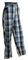 1940s Plaid Ranch Jeans