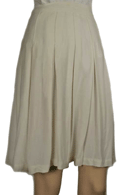 1940s White Gabardine Skirt