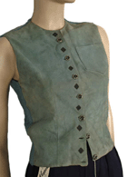 1930s Suede Front Sweater Vest