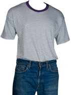 1960s Striped Ringer T-Shirt