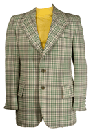 1970s Plaid Sport Coat