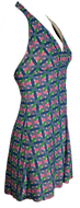 1970s Mod Halter Mini Dress