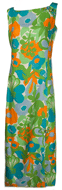 1960s Hawaiian Sheath Dress