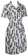 1950s Art Print Dress