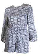 1960s Boho  Romper