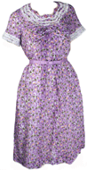 1930s Cotton Voile Day Dress