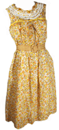 1930s Calico Day Dress