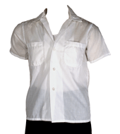1950s White Sport Shirt